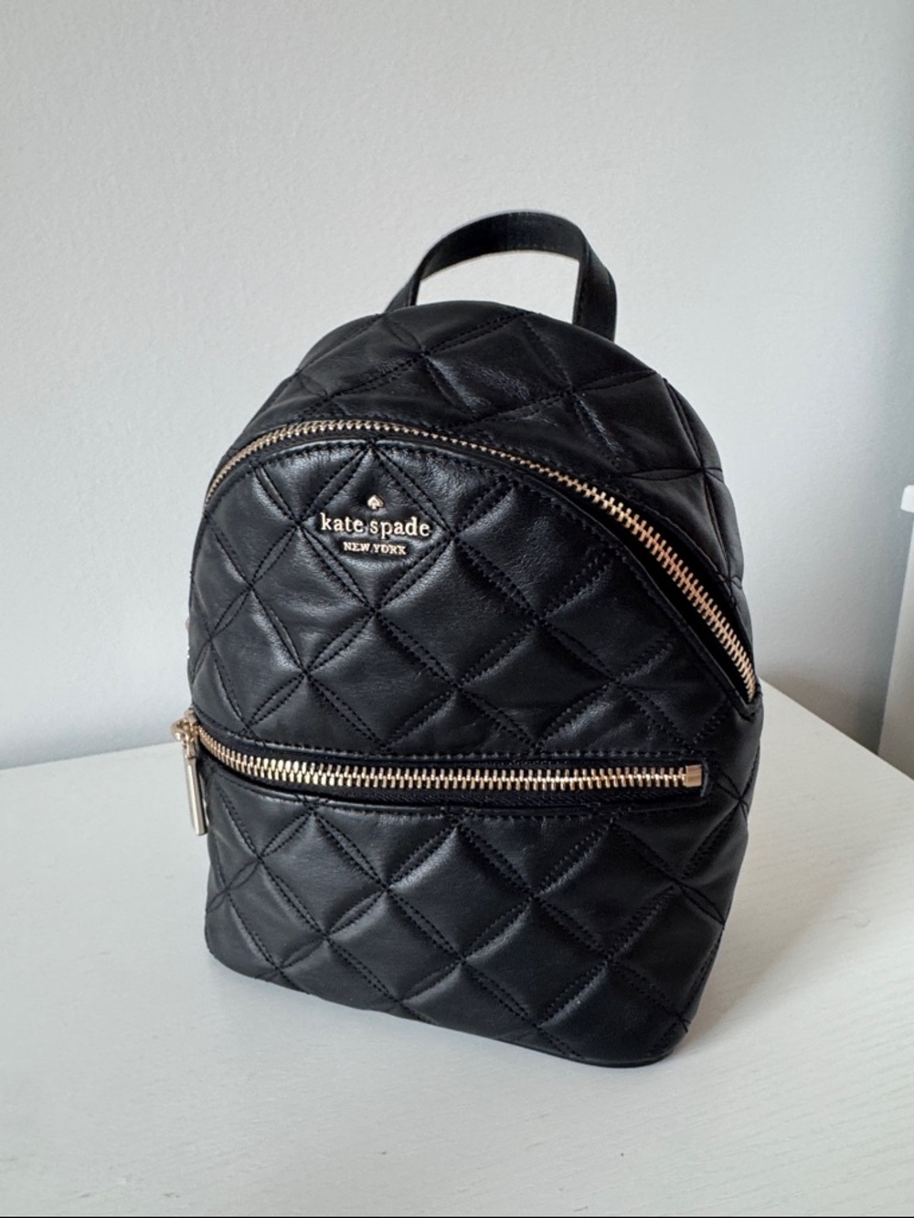 Kate Spade Natalia Mini Convertible
Backpack Quilted Black Bag